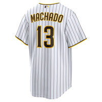 San Diego Padres Manny Machado White Home Replica Player Jersey