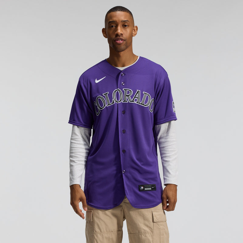 Colorado Rockies Purple Alternate Authentic Jersey