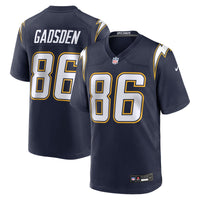 Los Angeles Chargers Oronde Gadsden Navy Alternate 2 Super Chargers Game Jersey