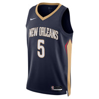 New Orleans Pelicans Icon Edition Swingman Jersey - Navy - Dejounte Murray