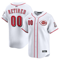 Cincinnati Reds White Home Limited Pick-A-Player Retired Roster Jersey