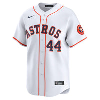 Houston Astros Yordan Alvarez White Home Limited Player Jersey