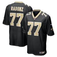 New Orleans Saints Dillon Radunz Black Team Game Jersey