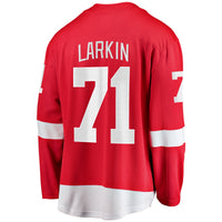 Detroit Red Wings Dylan Larkin Branded Red Captain Home Breakaway Jersey