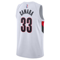 Portland Trail Blazers Replica Association Edition Swingman Jersey - White - Toumani Camara