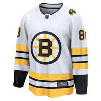 Boston Bruins David Pastrnak White Away Breakaway Player Jersey