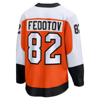 Philadelphia Flyers Ivan Fedotov Orange Home Premier Breakaway Player Jersey