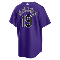 Colorado Rockies Charlie Blackmon Purple Alternate Replica Player Name Jersey