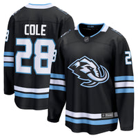 Utah Mammoth Ian Cole Black Home Breakaway Player Jersey