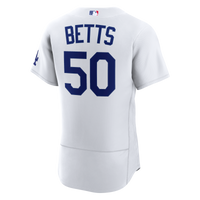Los Angeles Dodgers Mookie Betts White Home Authentic Jersey