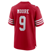 San Francisco 49ers Skyy Moore Scarlet Team Game Jersey