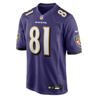 Baltimore Ravens Devontez Walker Purple Team Game Jersey