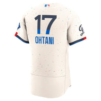 Los Angeles Dodgers Shohei Ohtani Cream City Connect Authentic Sponsor Patch Jersey