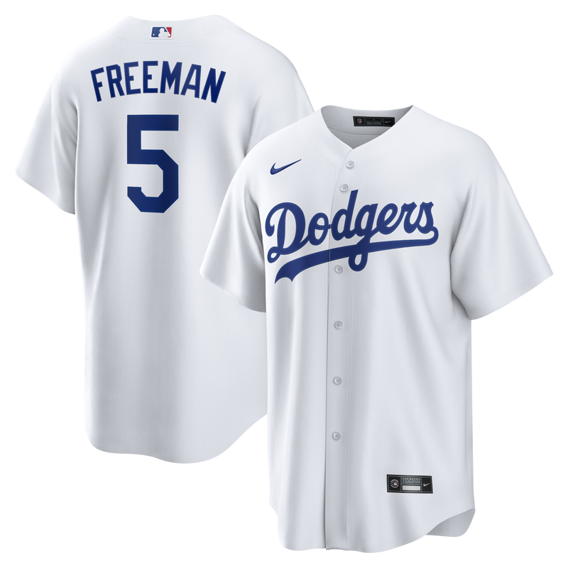 Los Angeles Dodgers Freddie Freeman White Home Replica Jersey