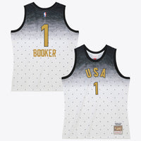 NBA Devin Booker 2016 USA Authentic Jersey All-Star - White/Black