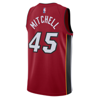 Miami Heat Statement Edition Swingman Jersey - Red - Davion Mitchell