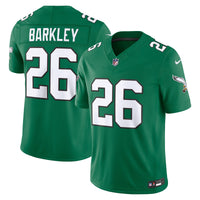 Philadelphia Eagles Saquon Barkley Kelly Green Alternate Vapor F.U.S.E. Stitched Limited Jersey