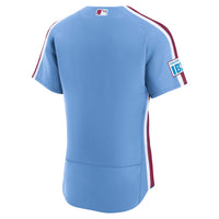 Philadelphia Phillies Light Blue Alternate Sponsor Patch Authentic Jersey
