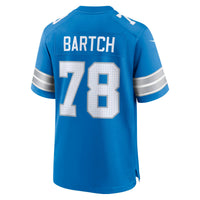 Detroit Lions Ben Bartch Blue Team Game Jersey