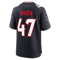 Houston Texans Louis Hansen Navy Team Game Jersey