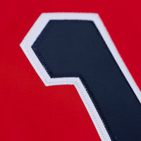 Atlanta Braves Chipper Jones Red 2006 Cooperstown Collection Authentic Jersey