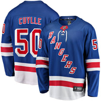 New York Rangers Will Cuylle Blue Home Premier Breakaway Player Jersey