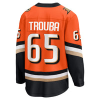 Anaheim Ducks Jacob Trouba Orange Home Breakaway Player Jersey