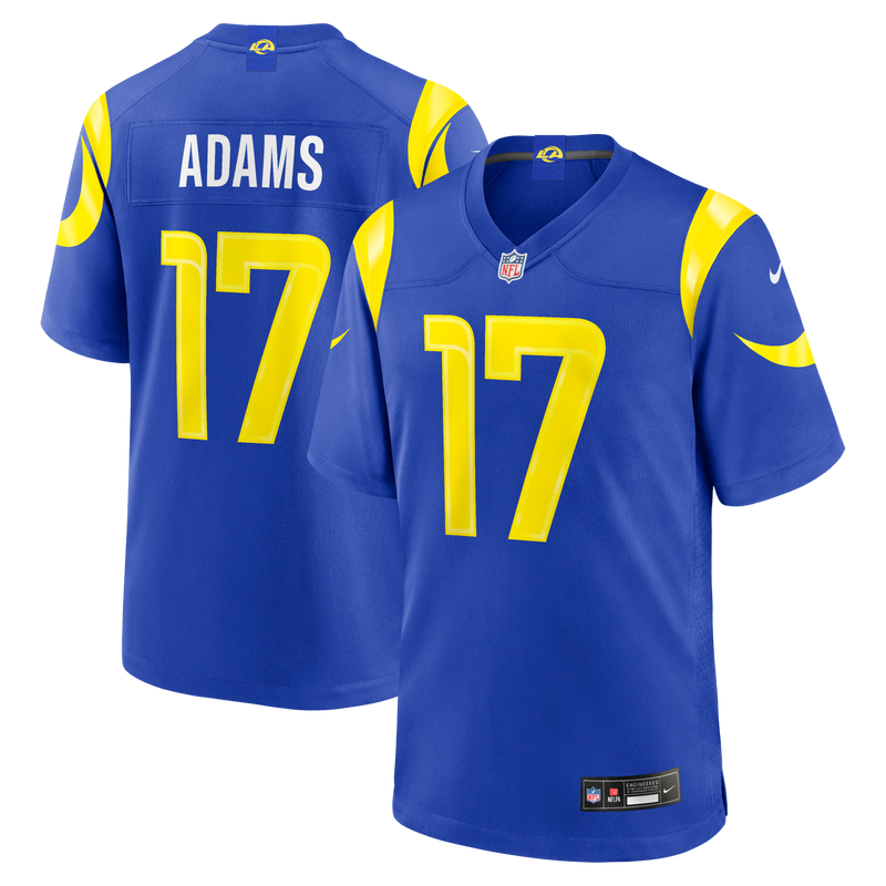 Los Angeles Rams Davante Adams Royal Team Game Player Jersey