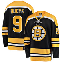 Boston Bruins John Bucyk Black Premier Breakaway Retired Player Jersey