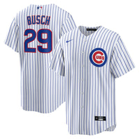 Chicago Cubs Michael Busch White Home Replica Jersey