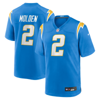 Los Angeles Chargers Elijah Molden Powder Blue Team Game Jersey
