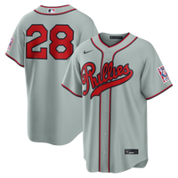 Philadelphia Phillies Alec Bohm Gray 2026 Field of Dreams Stadium Jersey