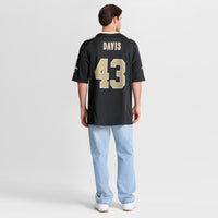 New Orleans Saints Michael Davis Black Team Game Jersey