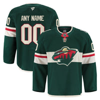 Minnesota Wild Green Home Authentic Pro Custom Jersey