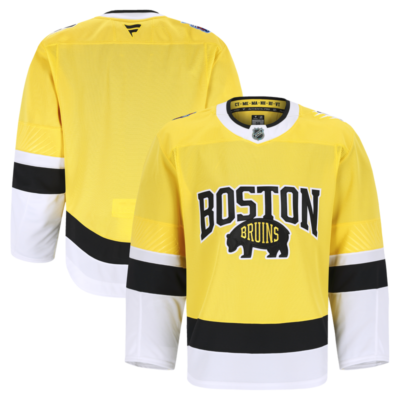 Boston Bruins Gold 2026 NHL Stadium Series Authentic Pro Jersey