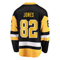 Pittsburgh Penguins Caleb Jones Black Home Breakaway Jersey