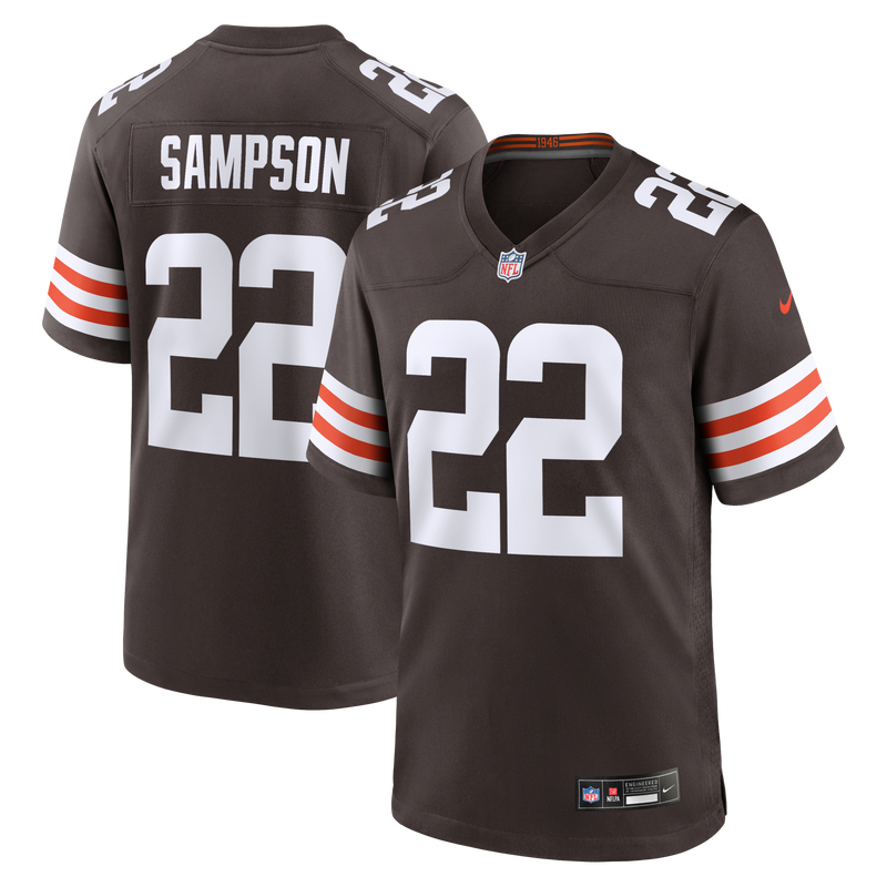 Cleveland Browns Dylan Sampson Brown Team Game Jersey