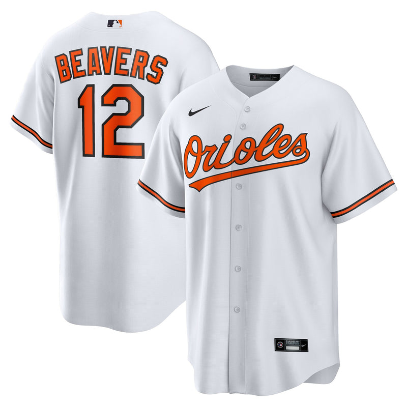 Baltimore Orioles Dylan Beavers White Home Replica Jersey