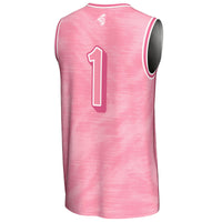 #1 Coastal Carolina Chanticleers GameDay Greats Lightweight Basketball Fashion Jersey - Pink