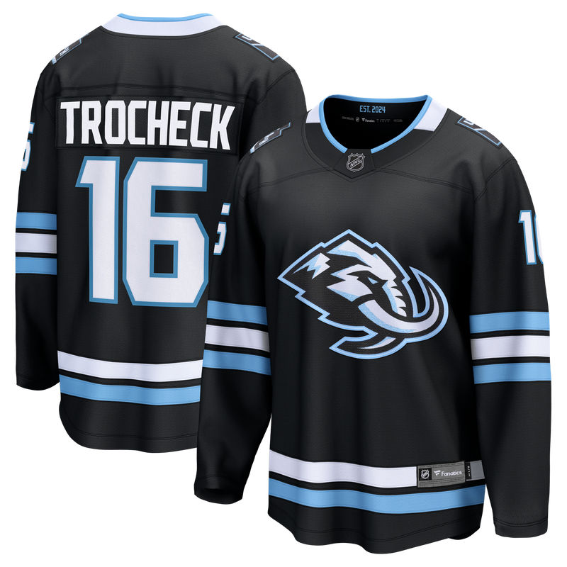 Utah Mammoth Vincent Trocheck Black Home Breakaway Jersey