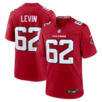 Atlanta Falcons Corey Levin Red Team Game Jersey