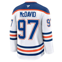 Edmonton Oilers Connor McDavid White Away Premium Jersey