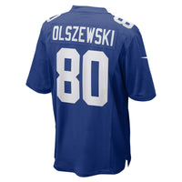 New York Giants Gunner Olszewski Royal Team Game Jersey