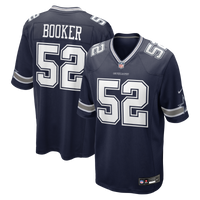 Dallas Cowboys Tyler Booker Navy Team Game Jersey