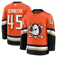 Anaheim Ducks Beckett Sennecke Orange Home Premium Jersey