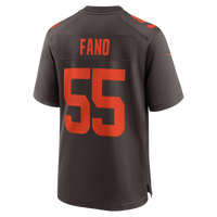 Cleveland Browns Spencer Fano Brown 2026 NFL Draft First Round Pick No. 9 Alpha Dawg Alternate Game Jersey