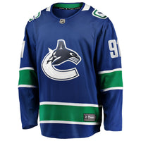 Vancouver Canucks Evander Kane Blue Home Breakaway Jersey