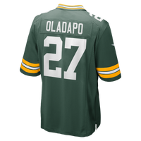 Green Bay Packers Kitan Oladapo Green Game Jersey