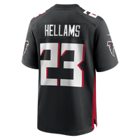 Atlanta Falcons DeMarcco Hellams Black Team Game Jersey