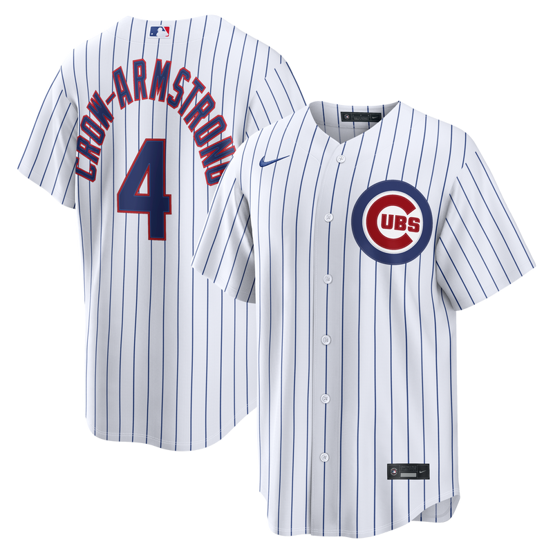 Chicago Cubs Pete Crow-Armstrong White Home Replica Jersey